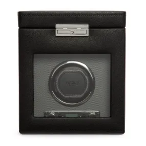 Wolf Viceroy Single Winder with Storage Black