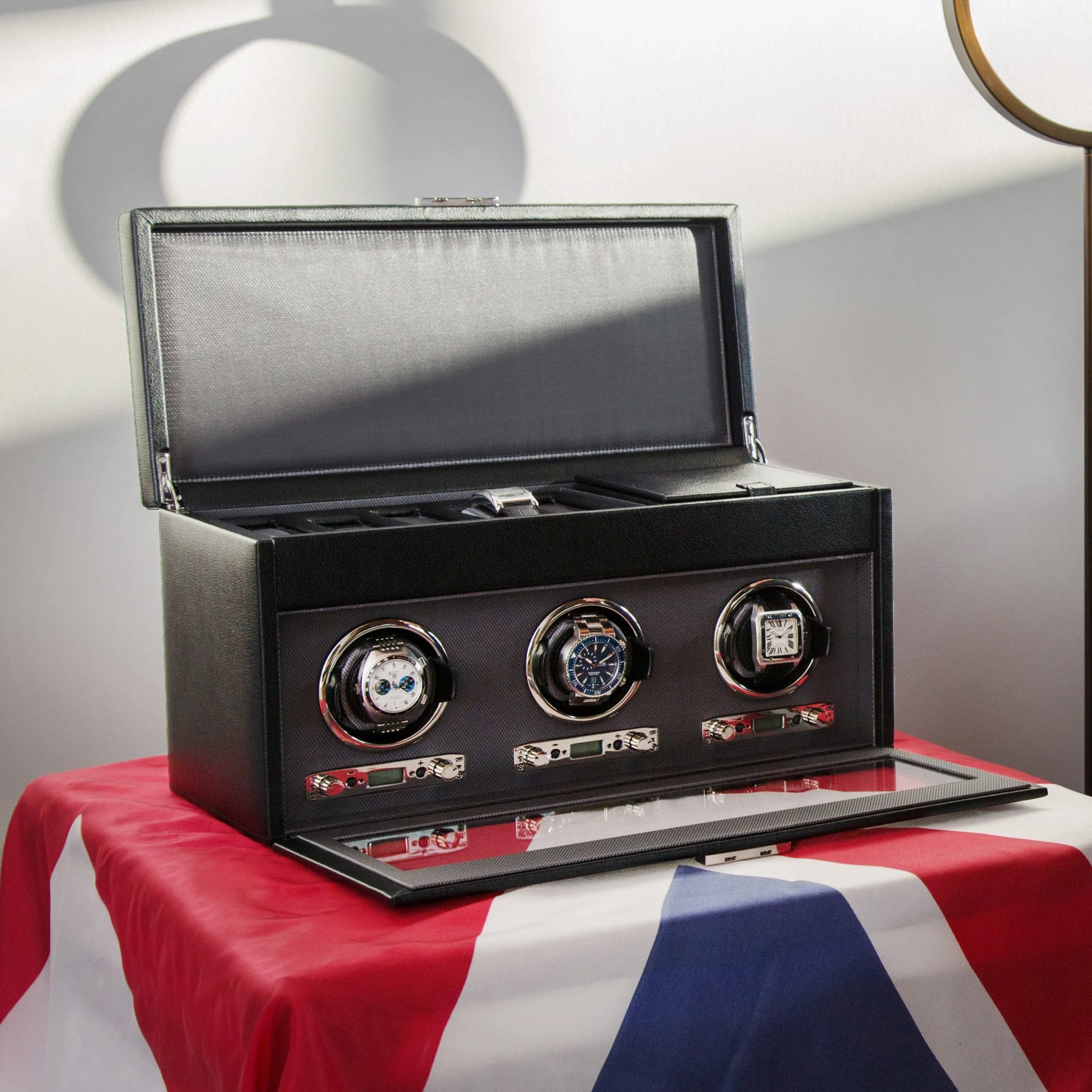 Wolf - Viceroy Triple Watch Winder w Storage | 456302