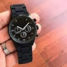 Wrist Watch For Men & Boys Black