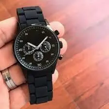 Wrist Watch For Men & Boys Black