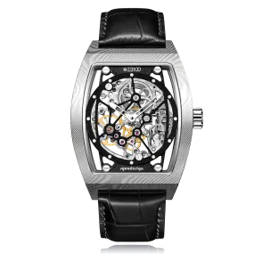 ZEROO M1D Damascus Steel THE AURIGA SKELETON MECHANICALAUTOMATIC WATCH FOR GENTS - ZM001DSBK