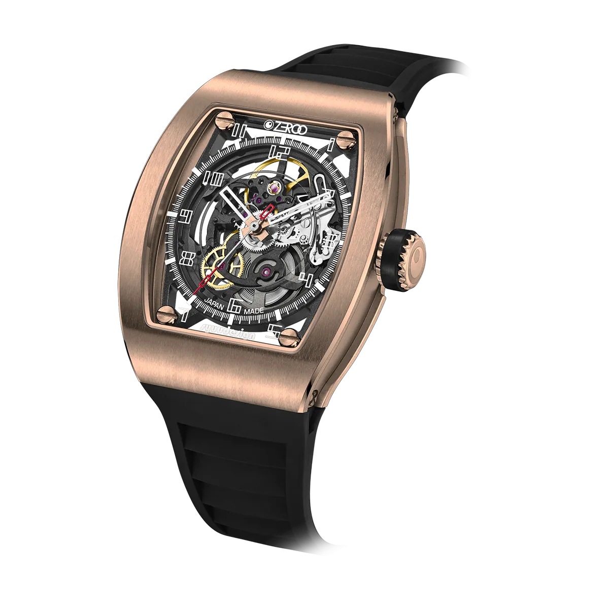 ZEROO M2 THE SUBARU SKELETON MECHANICAL AUTOMATICAUTOMATIC WATCH FOR GENTS - ZM002RBK