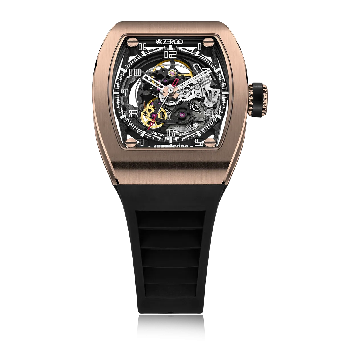ZEROO M2 THE SUBARU SKELETON MECHANICAL AUTOMATICAUTOMATIC WATCH FOR GENTS - ZM002RBK