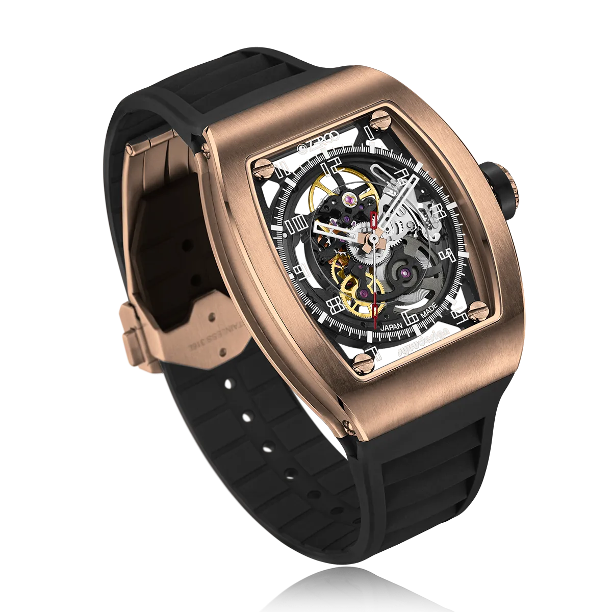 ZEROO M2 THE SUBARU SKELETON MECHANICAL AUTOMATICAUTOMATIC WATCH FOR GENTS - ZM002RBK