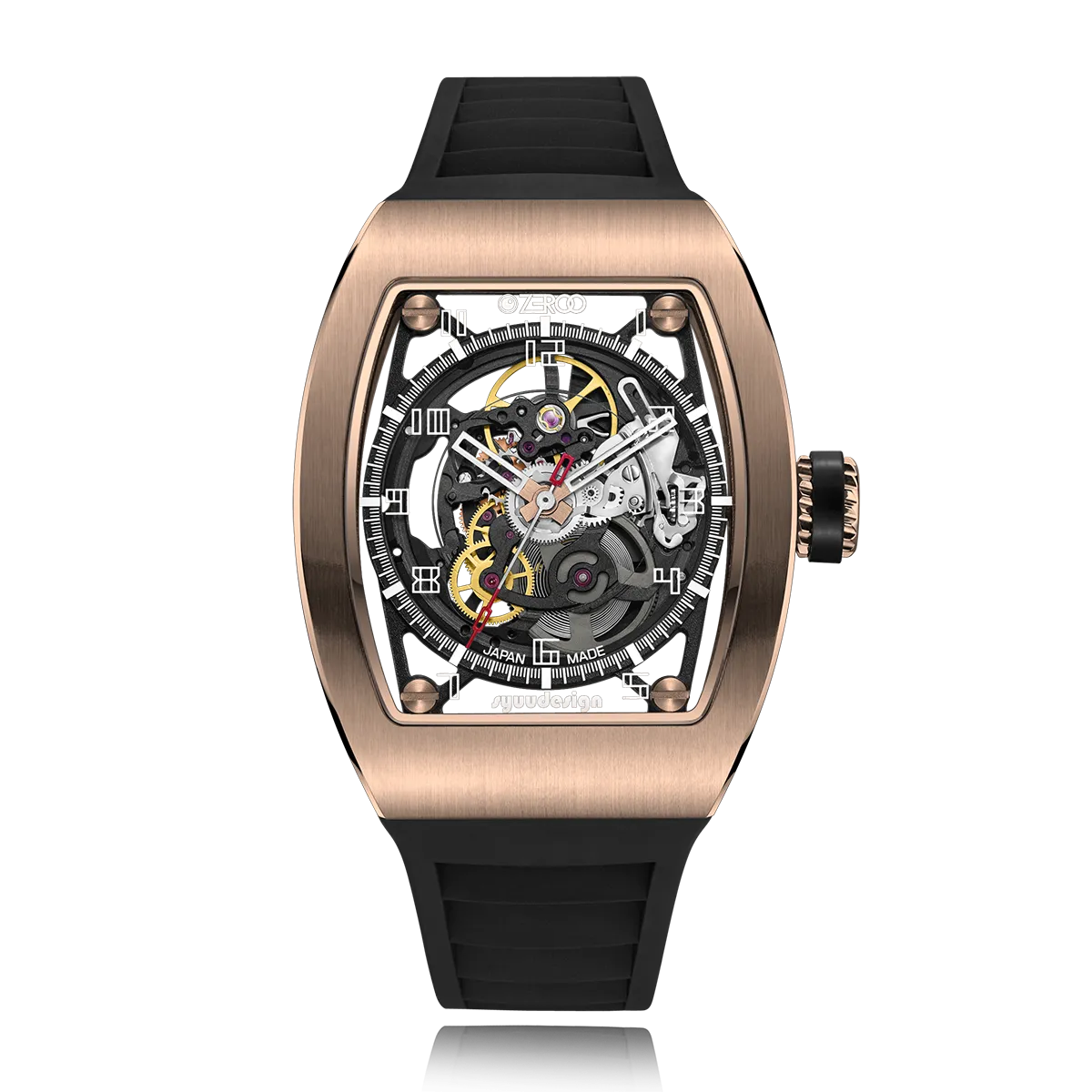 ZEROO M2 THE SUBARU SKELETON MECHANICAL AUTOMATICAUTOMATIC WATCH FOR GENTS - ZM002RBK