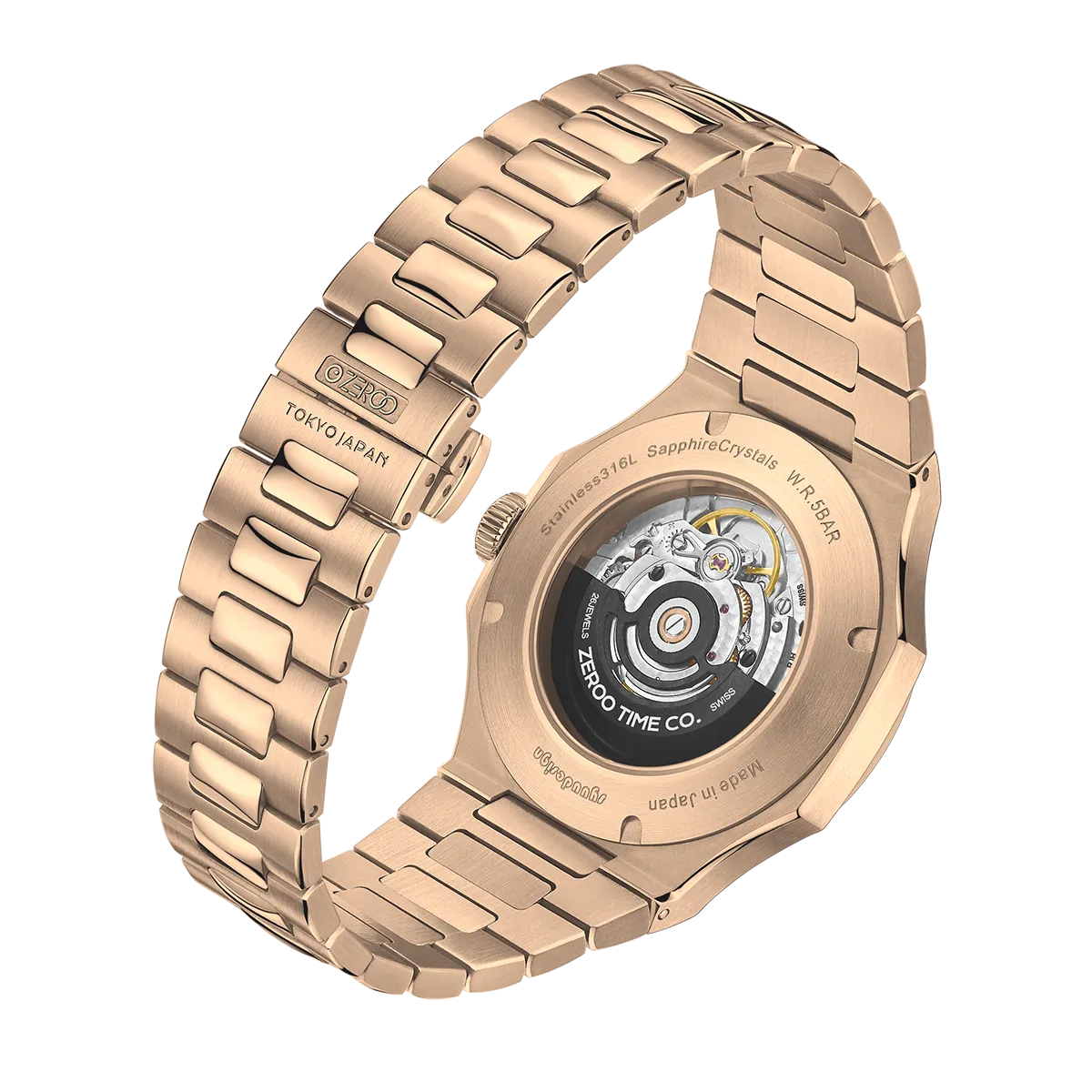ZEROO M3 THE LYRA CLASSICAUTOMATIC WATCH FOR GENTS - ZM003CRBK