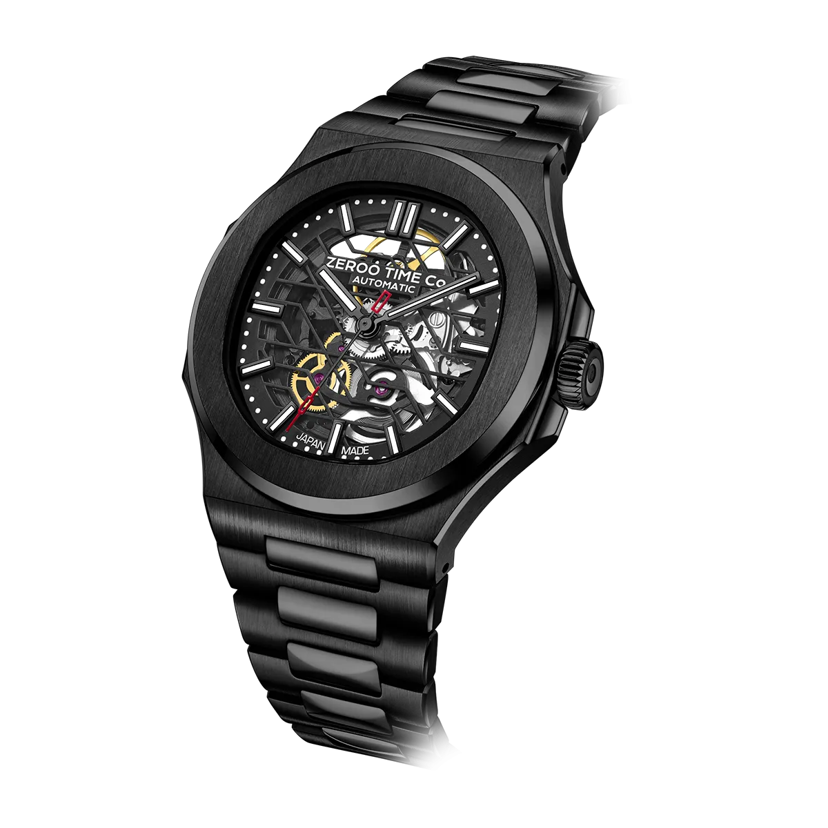 ZEROO M3 THE LYRA SKELETON MECHANICAL AUTOMATICAUTOMATIC WATCH FOR GENTS - ZM003SBBK
